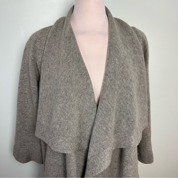 Ag Adriano Goldschmied Gray Wool / Cashmere Waterfall Cardigan Sweater - Size XS - Picture 3 of 12